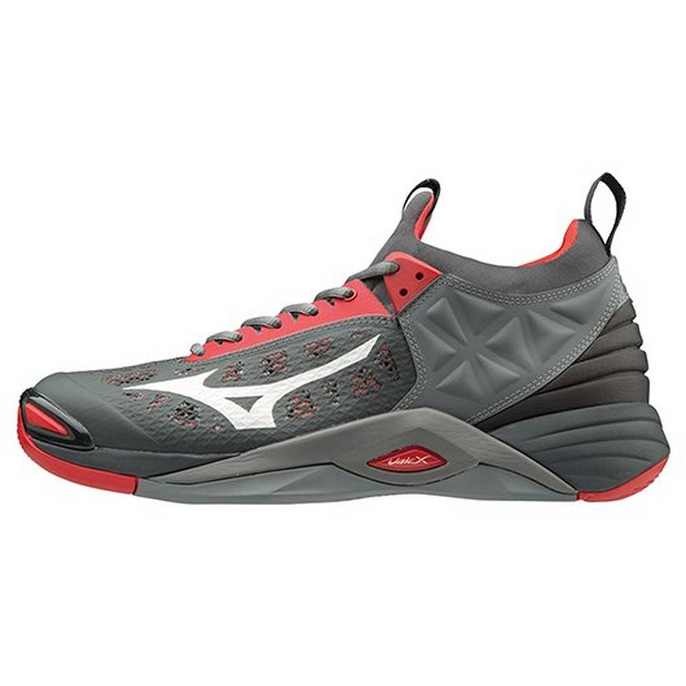 Tenis Para Voleibol Mizuno Hombre Rebajas Mizuno Wave Momentum Rojos Grises Tienda Mizuno Online